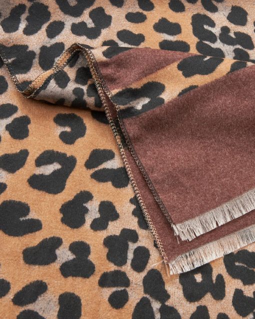 VERDE ΓΥΝΑΙΚΕΙΟ ΚΑΣΚΟΛ 06-0001342 ANIMAL PRINT ΚΑΦΕ