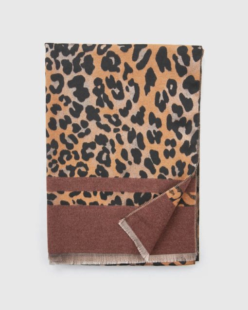 VERDE ΓΥΝΑΙΚΕΙΟ ΚΑΣΚΟΛ 06-0001342 ANIMAL PRINT ΚΑΦΕ