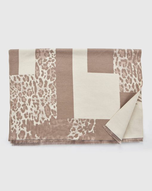 VERDE ΓΥΝΑΙΚΕΙΟ ΚΑΣΚΟΛ 06-0001344 ANIMAL PRINT ΜΠΕΖ