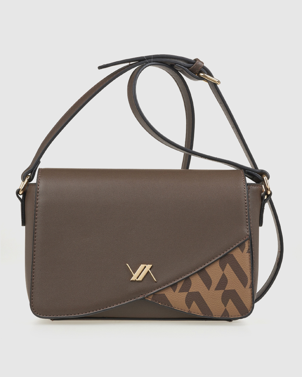 Verde Γυναικεια Τσαντα Χιαστι 16-0008187 Καφε