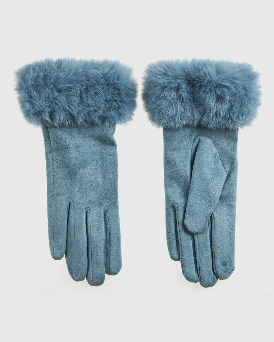 Verde Γυναικεια Γαντια 02-0000800 Μπλε