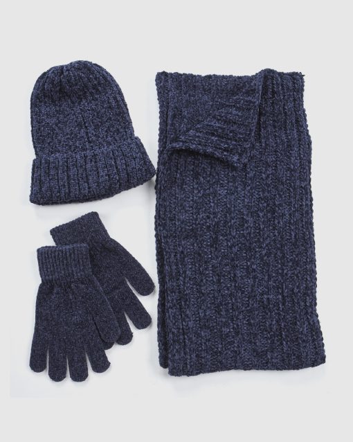 VERDE ΣΕΤ ΚΑΣΚΟΛ ΣΚΟΥΦΟΣ ΓΑΝΤΙΑ 06-0001290 ΜΠΛΕ