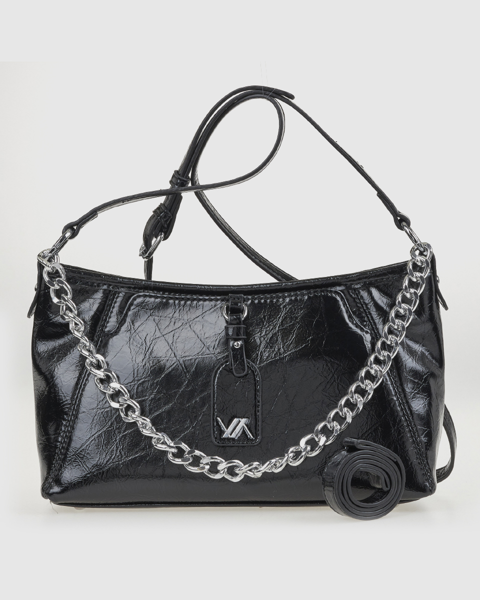 Verde Γυναικεια Τσαντα Ωμου 16-0008181 Μαυρο