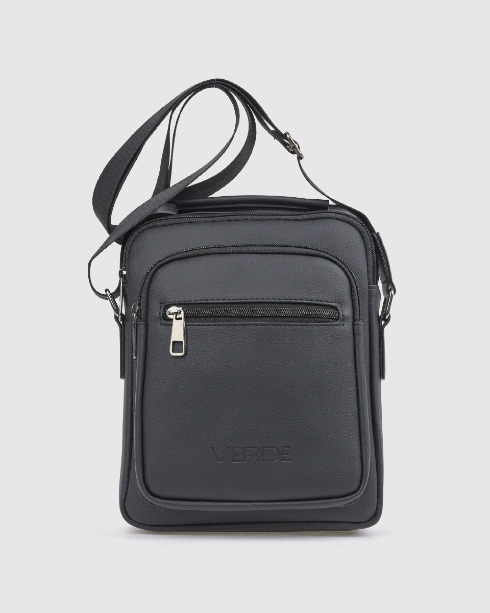 Verde Τσάντα Ανδρική 13-0000163 Μαύρο