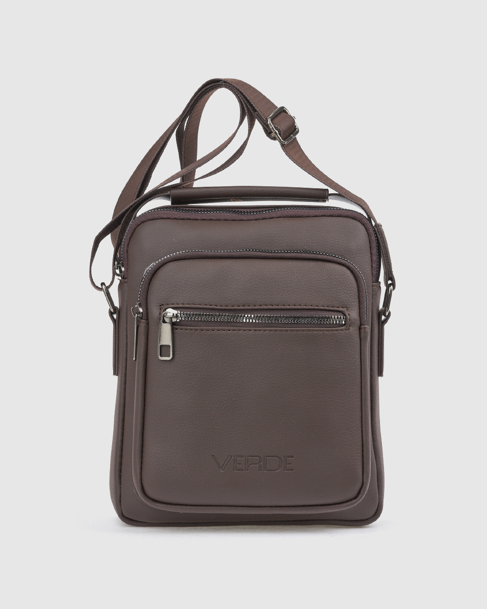 Verde Τσάντα Ανδρική 13-0000163 Καφέ