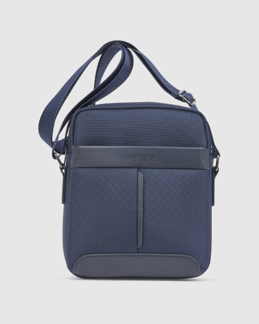 Verde Ανδρική Τσάντα 13-0000174 Μπλέ