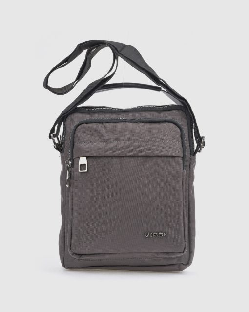 Verde Ανδρική Τσάντα 13-0000179 Γκρι