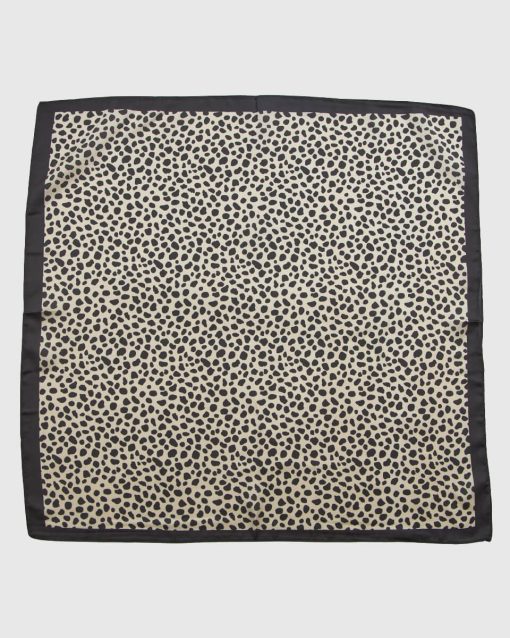 Verde Γυναικεία Εσάρπα 03-0002561 Animal Print Μαύρο