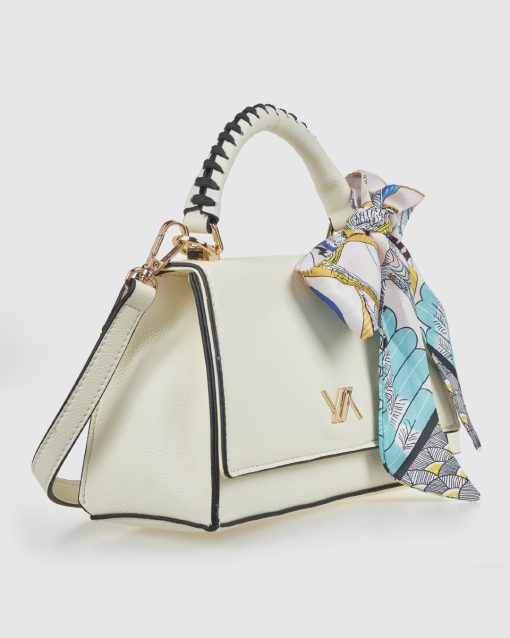 Verde Γυναικεία Τσάντα Χειρός 16-0008332 Εκρου