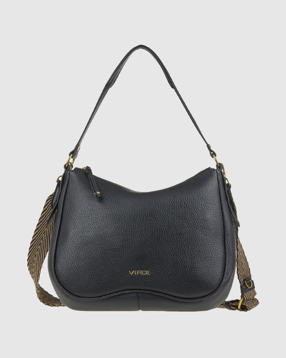 Verde Γυναικεία Τσάντα Ώμου 16-0008338 Μαύρο