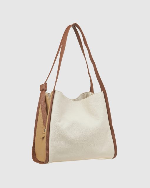 Verde Γυναικεία Τσάντα Ώμου 16-0008343 Μπεζ