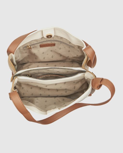 Verde Γυναικεία Τσάντα Ώμου 16-0008343 Μπεζ