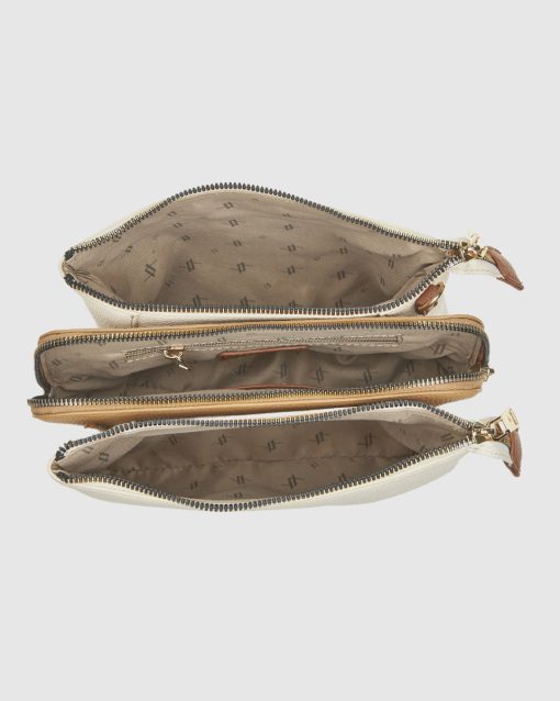 Verde Γυναικεία Τσάντα Χιαστί 16-0008346 Μπεζ