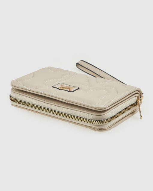 Verde Γυναικείο Πορτοφόλι 18-0001577 Εκρού