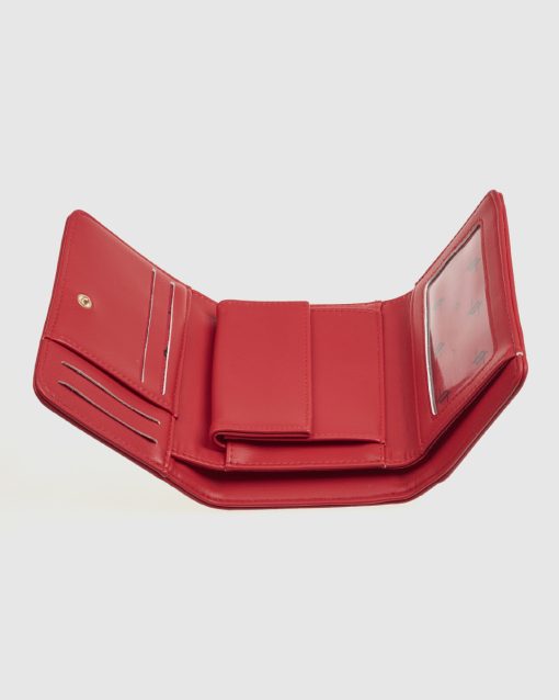 Verde Γυναικείο Πορτοφόλι 18-0001581 Κόκκινο