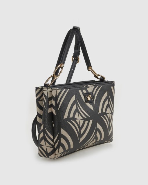 Verde Γυναικεία Τσάντα Χιαστί 16-0008398 Μαύρο