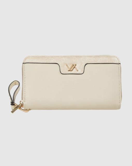 Verde Γυναικείο Πορτοφόλι 18-0001586 Εκρού