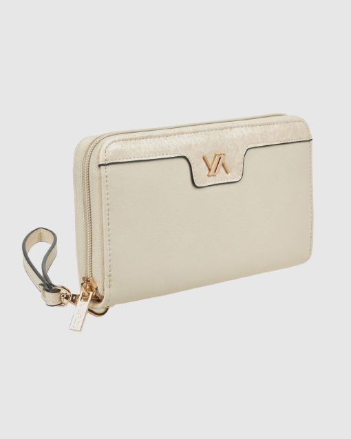 Verde Γυναικείο Πορτοφόλι 18-0001586 Εκρού