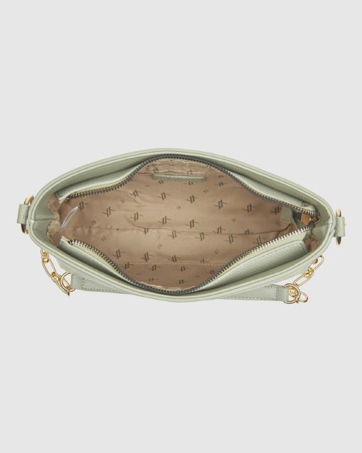 Verde Γυναικεία Τσάντα Ώμου 16-0008418 Μέντα