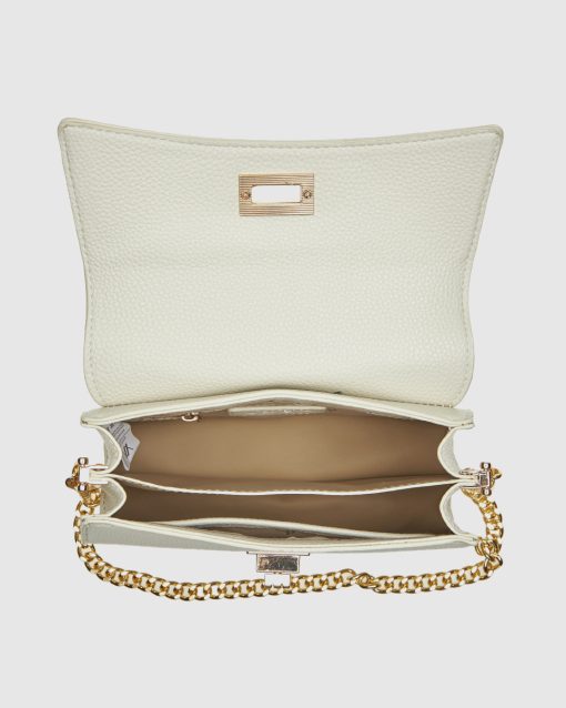 Verde Γυναικεία Τσάντα Ώμου 16-0008419 Εκρού