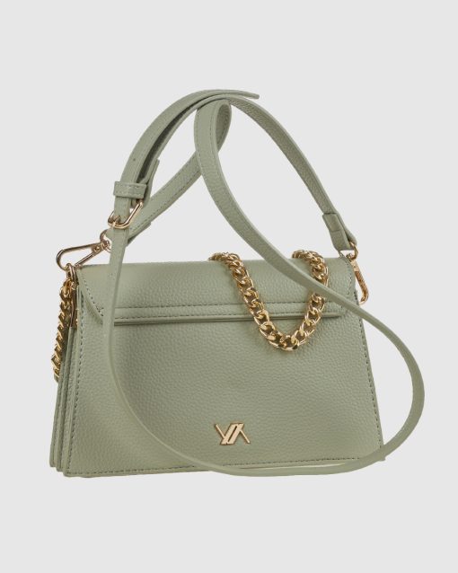 Verde Γυναικεία Τσάντα Ώμου 16-0008419 Μέντα