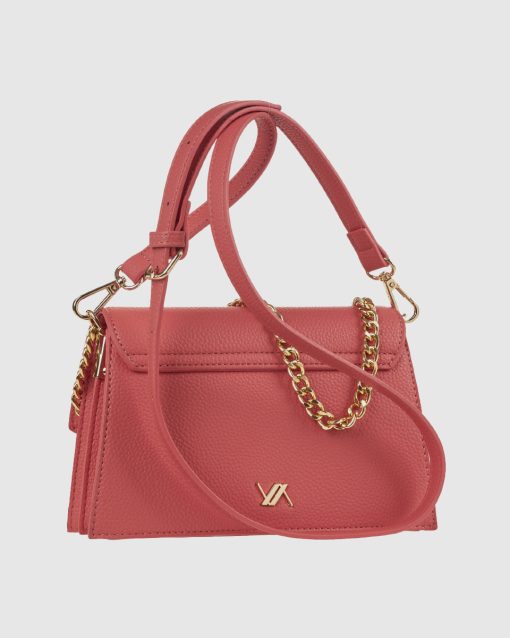 Verde Γυναικεία Τσάντα Ώμου 16-0008419 Κοραλί