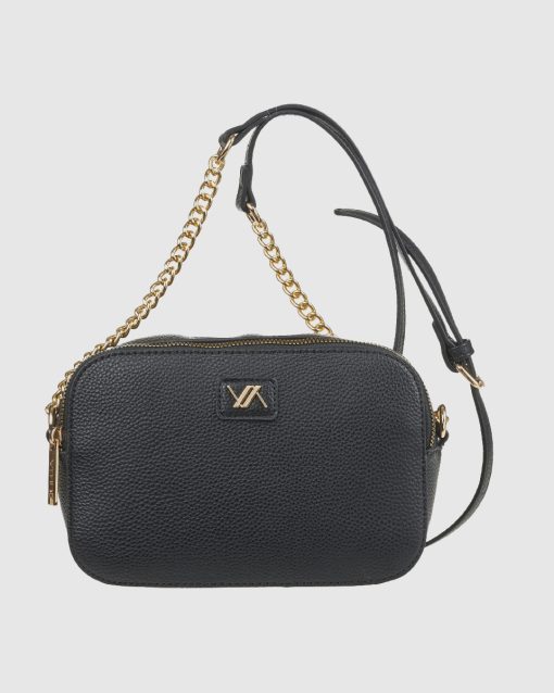 Verde Γυναικεία Τσάντα Χιαστί 16-0008420 Μαύρο