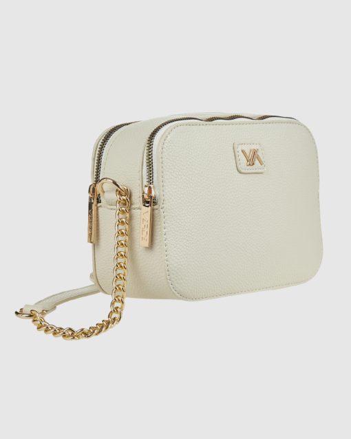 Verde Γυναικεία Τσάντα Χιαστί 16-0008420 Εκρού