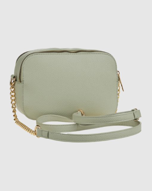 Verde Γυναικεία Τσάντα Χιαστί 16-0008420 Μεντα