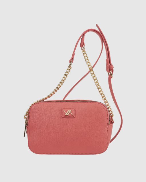 Verde Γυναικεία Τσάντα Χιαστί 16-0008420 Κοραλι