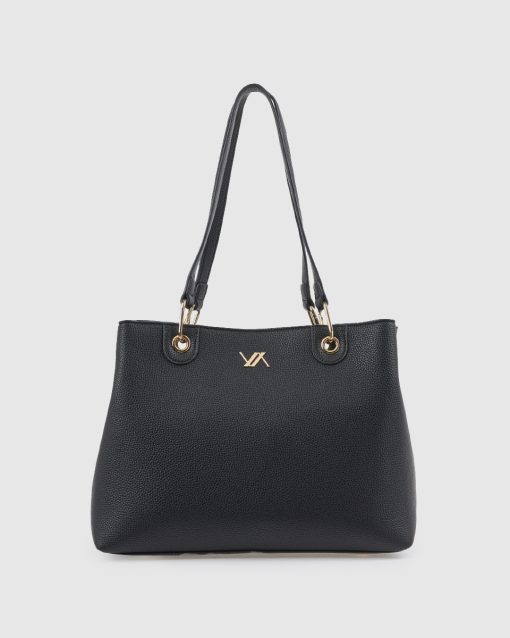 Verde Γυναικεία Τσάντα Ώμου 16-0008427 Μαύρο