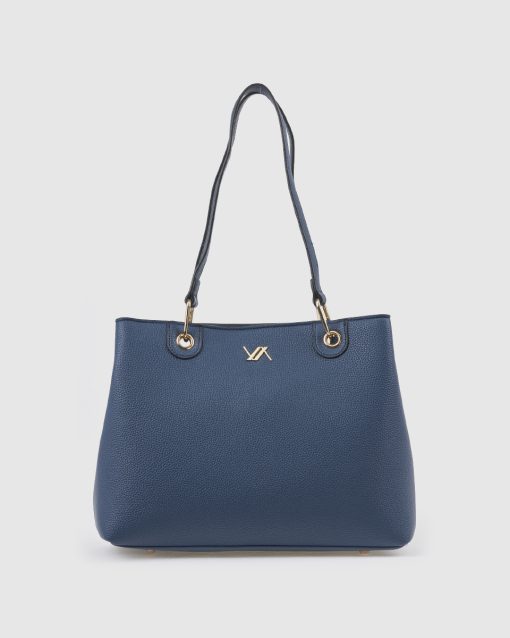 Verde Γυναικεία Τσάντα Ώμου 16-0008427 Μπλε