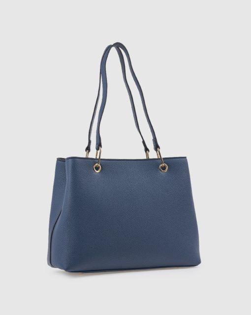 Verde Γυναικεία Τσάντα Ώμου 16-0008427 Μπλε