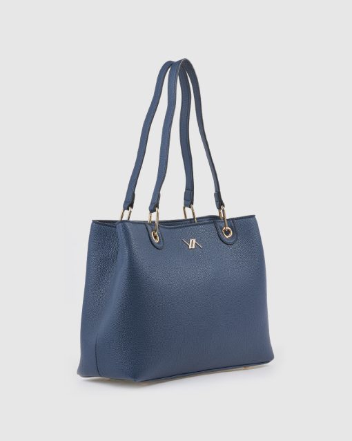 Verde Γυναικεία Τσάντα Ώμου 16-0008427 Μπλε