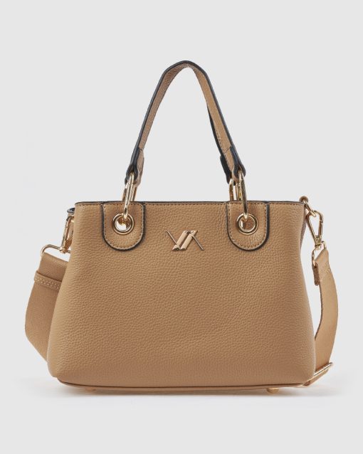 Verde Γυναικεία Τσάντα Χειρός 16-0008428 Μπεζ