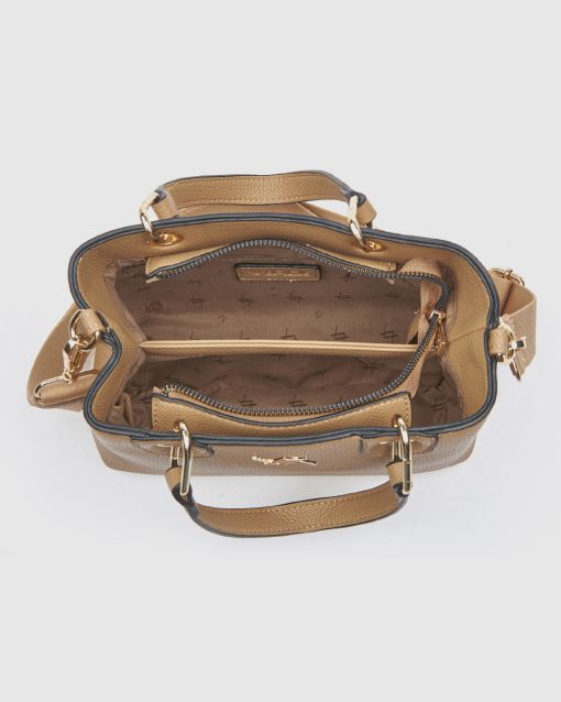 Verde Γυναικεία Τσάντα Χειρός 16-0008428 Μπεζ