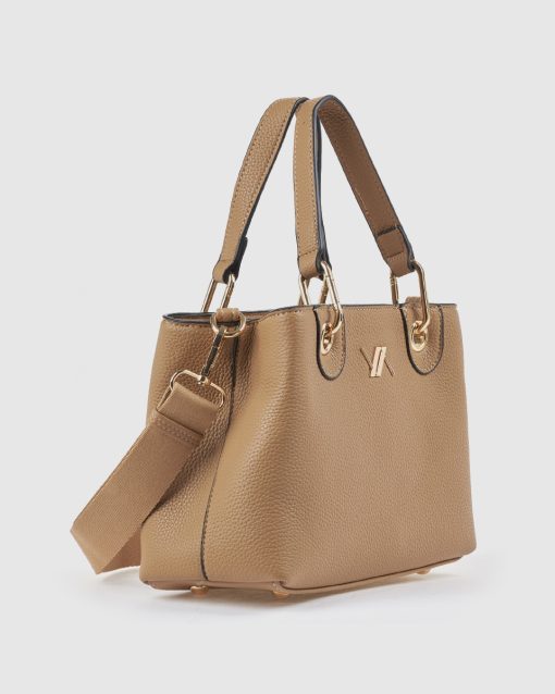 Verde Γυναικεία Τσάντα Χειρός 16-0008428 Μπεζ