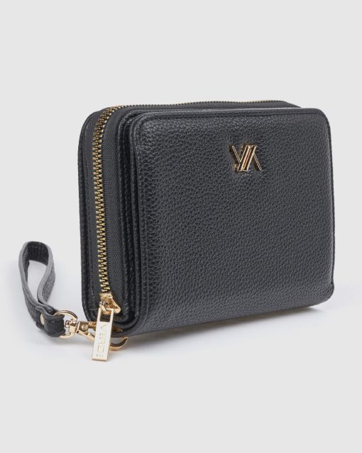 Verde Γυναικείο Πορτοφόλι 18-0001589 Μαύρο