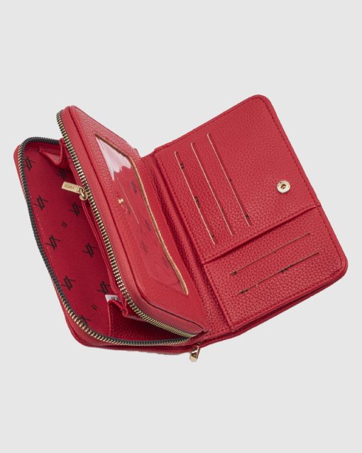 Verde Γυναικείο Πορτοφόλι 18-0001589 Κόκκινο