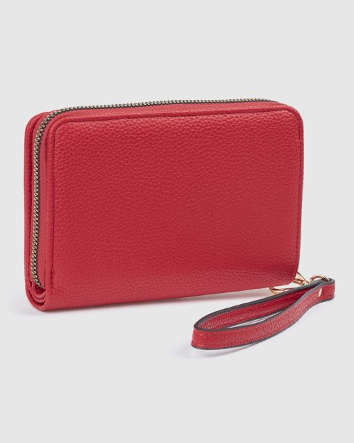 Verde Γυναικείο Πορτοφόλι 18-0001589 Κόκκινο