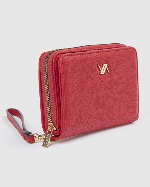 Verde Γυναικείο Πορτοφόλι 18-0001589 Κόκκινο