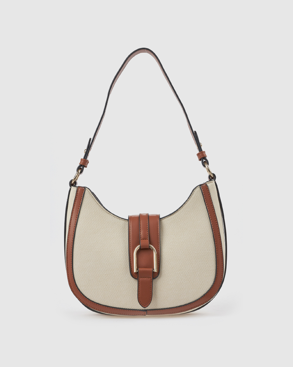 Verde Γυναικεία Τσάντα Ώμου 16-0008429 Καμελ