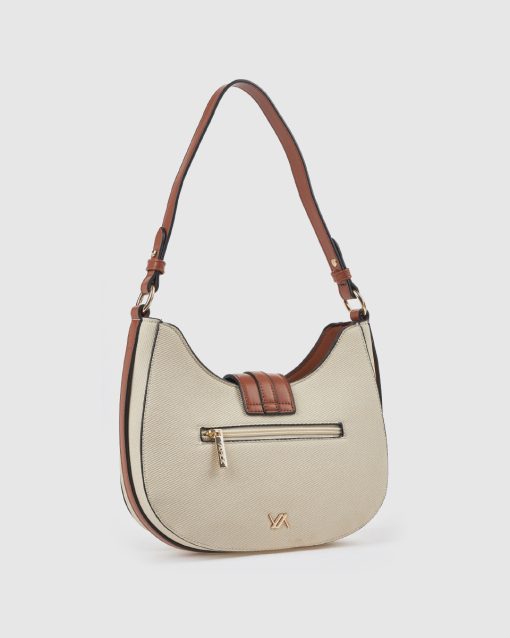 Verde Γυναικεία Τσάντα Ώμου 16-0008429 Καμελ