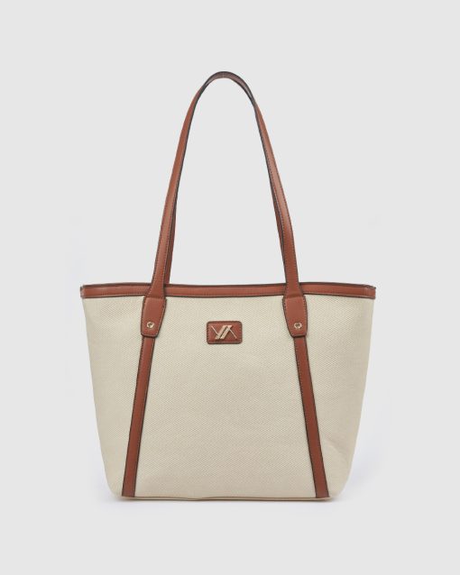 Verde Γυναικεία Τσάντα Ώμου 16-0008431 Καμελ