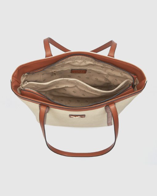 Verde Γυναικεία Τσάντα Ώμου 16-0008431 Καμελ