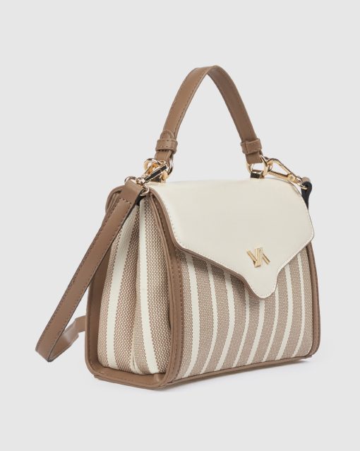 Verde Γυναικεία Τσάντα Χειρός 16-0008433 Μπεζ