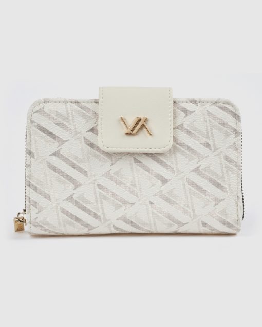 Verde Γυναικείο Πορτοφόλι 18-0001590 Εκρού