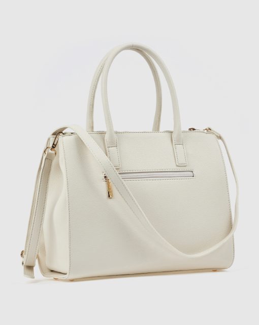 Verde Γυναικεία Τσάντα Χειρός 16-0008454 Εκρού