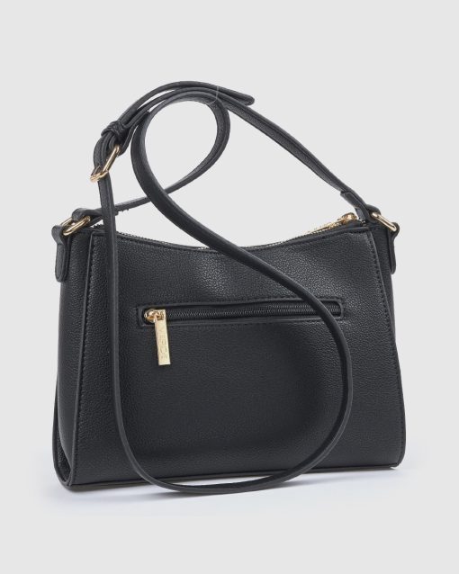 Verde Γυναικεία Τσάντα Χιαστί 16-0008455 Μαύρο