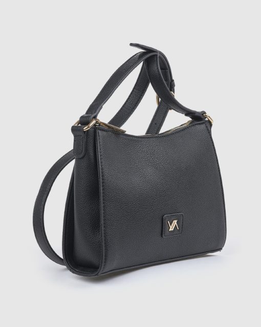 Verde Γυναικεία Τσάντα Χιαστί 16-0008455 Μαύρο